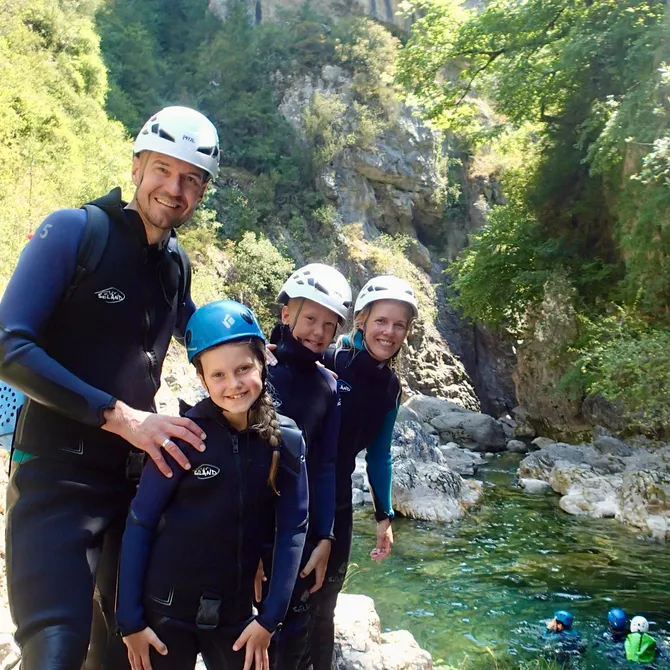 Canyoning in de Spaanse Pyreneeën