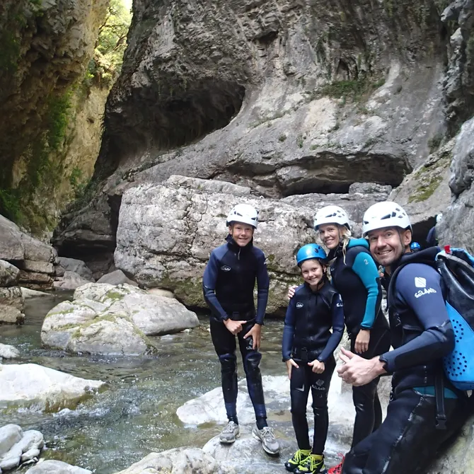 Canyoning in de Spaanse Pyreneeën