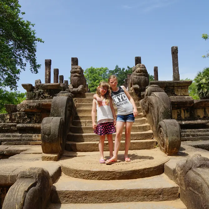 Kids in Anuradhapura