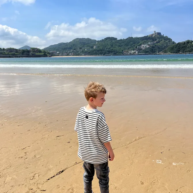Strand van San Sebastian