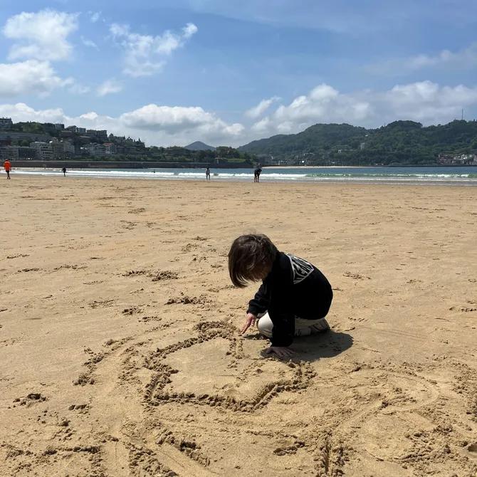 Strand in San Sebastian