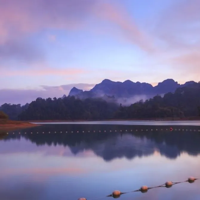 Cheow Lan Lake in Thailand
