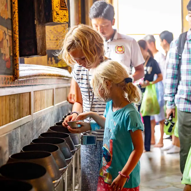 Tempel bezoeken in Bangkok