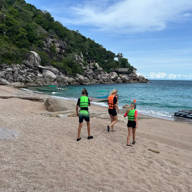 Snorkelen bij Shark Bay, Koh Tao