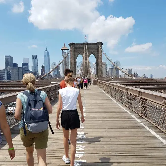 Brooklyn bridge, New York, Amerika