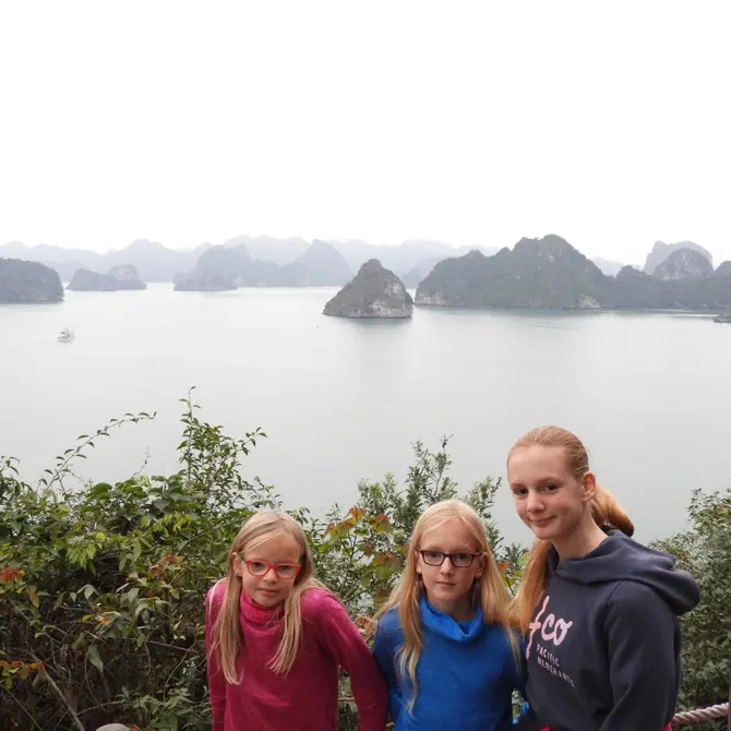 Halong Bay met kinderen