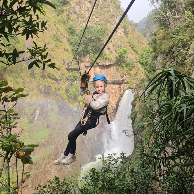 Ziplinen in de Magoebaskloof