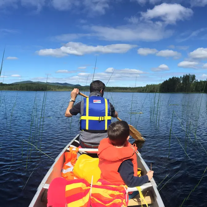 Kanoën in Zweden
