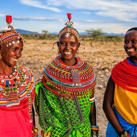 Lokale stam in Samburu