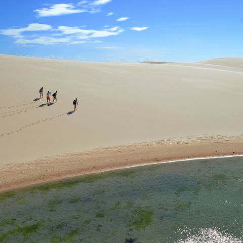 Zandduinen in Lençois Maranhenses
