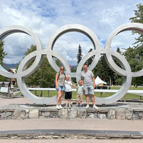 Olympische ringen in Whistler