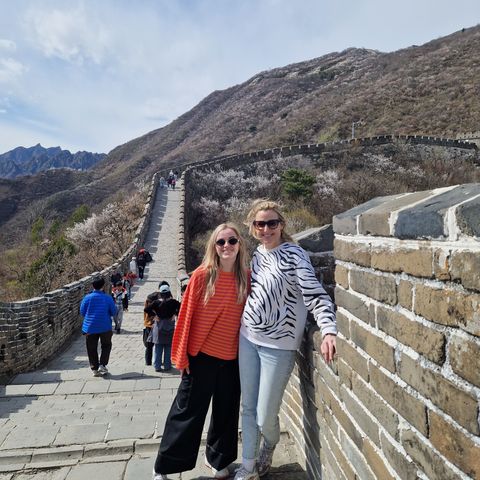 Reisspecialist op de Chinese Muur