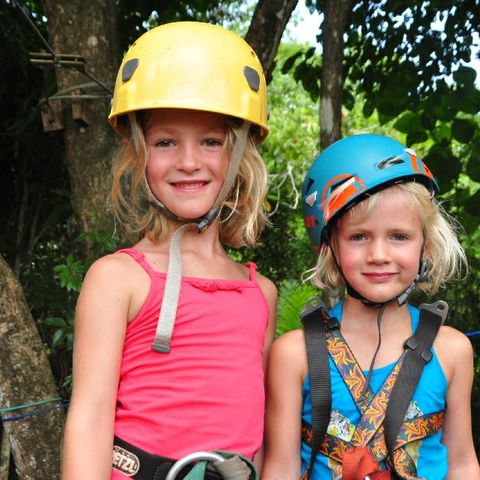 Ziplinen in de jungle van Costa Rica