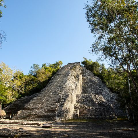 Maya-ruïne in Cobá