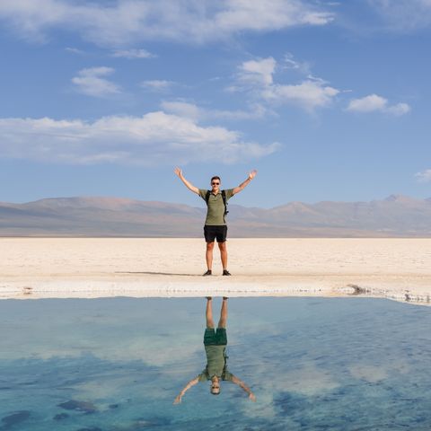 Zoutvlakte in Salinas Grandes
