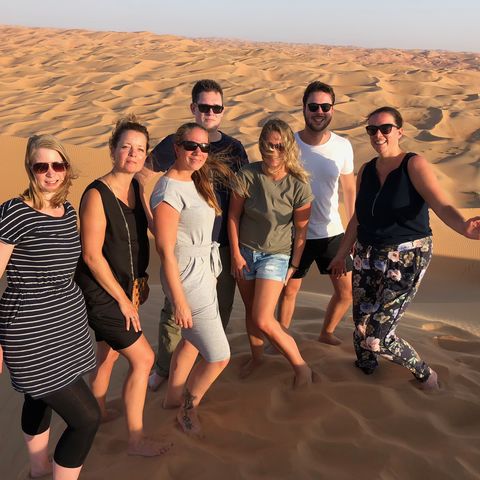 Abu Dhabi met kinderen