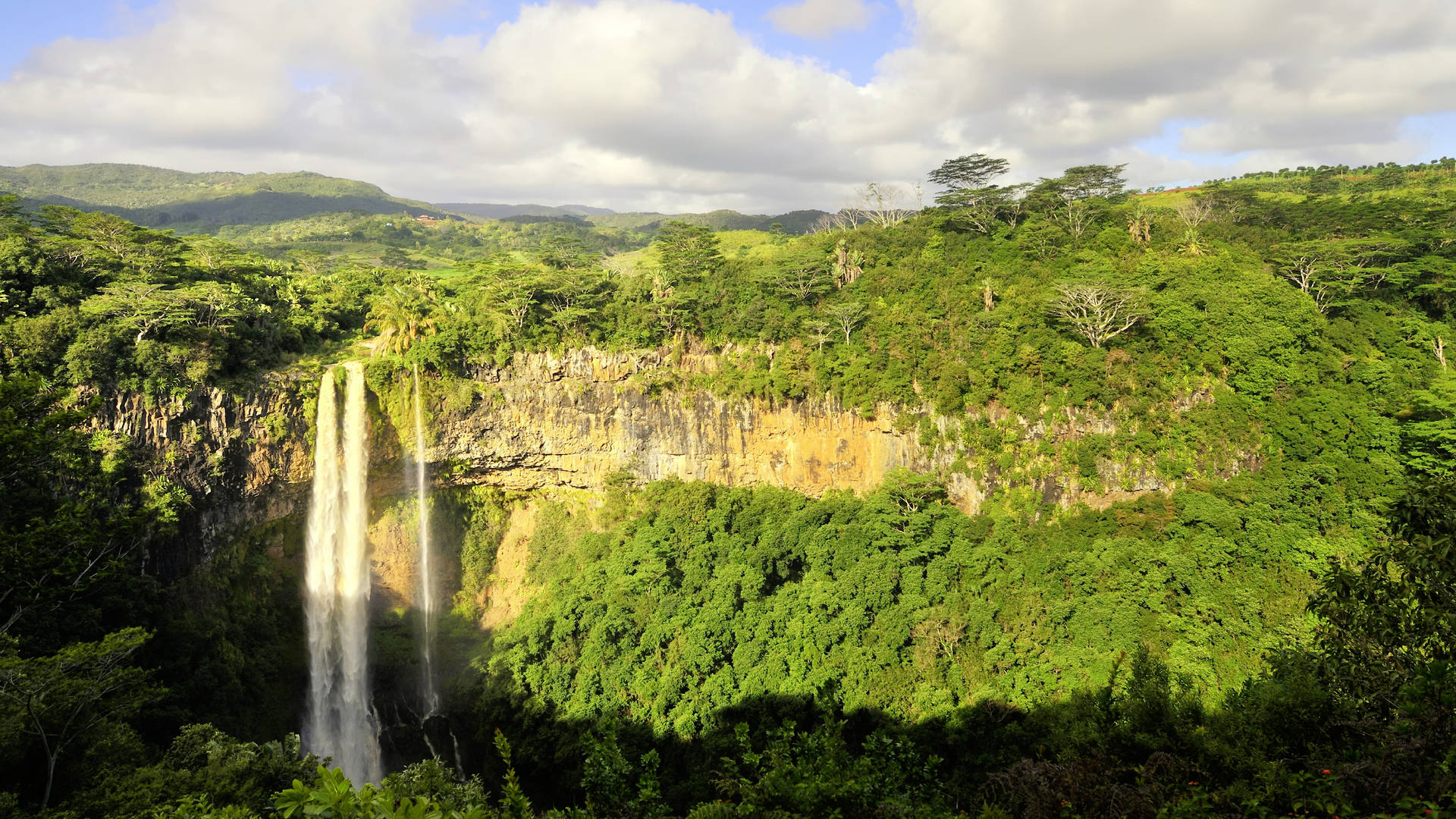 Watervallen, Chamarel