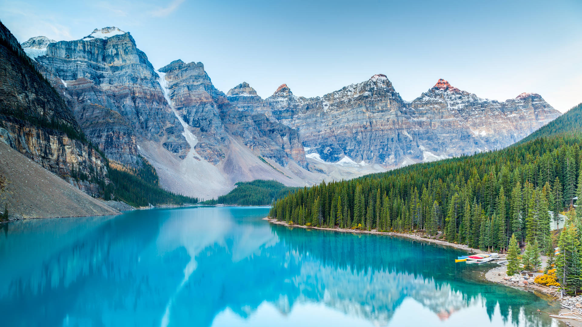 Rondreis West-Canada Moraine Lake, Banff National Park