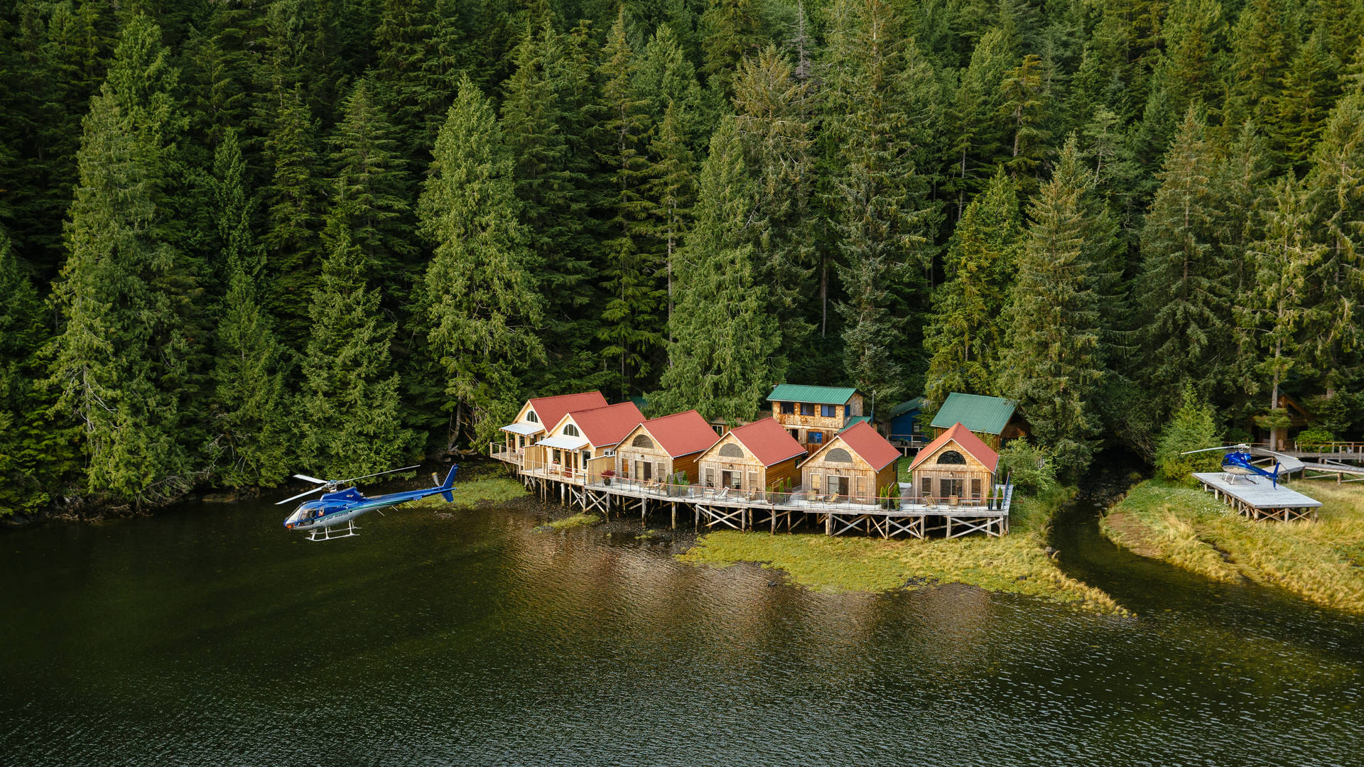 Nimmo Bay Resort op Vancouver Island