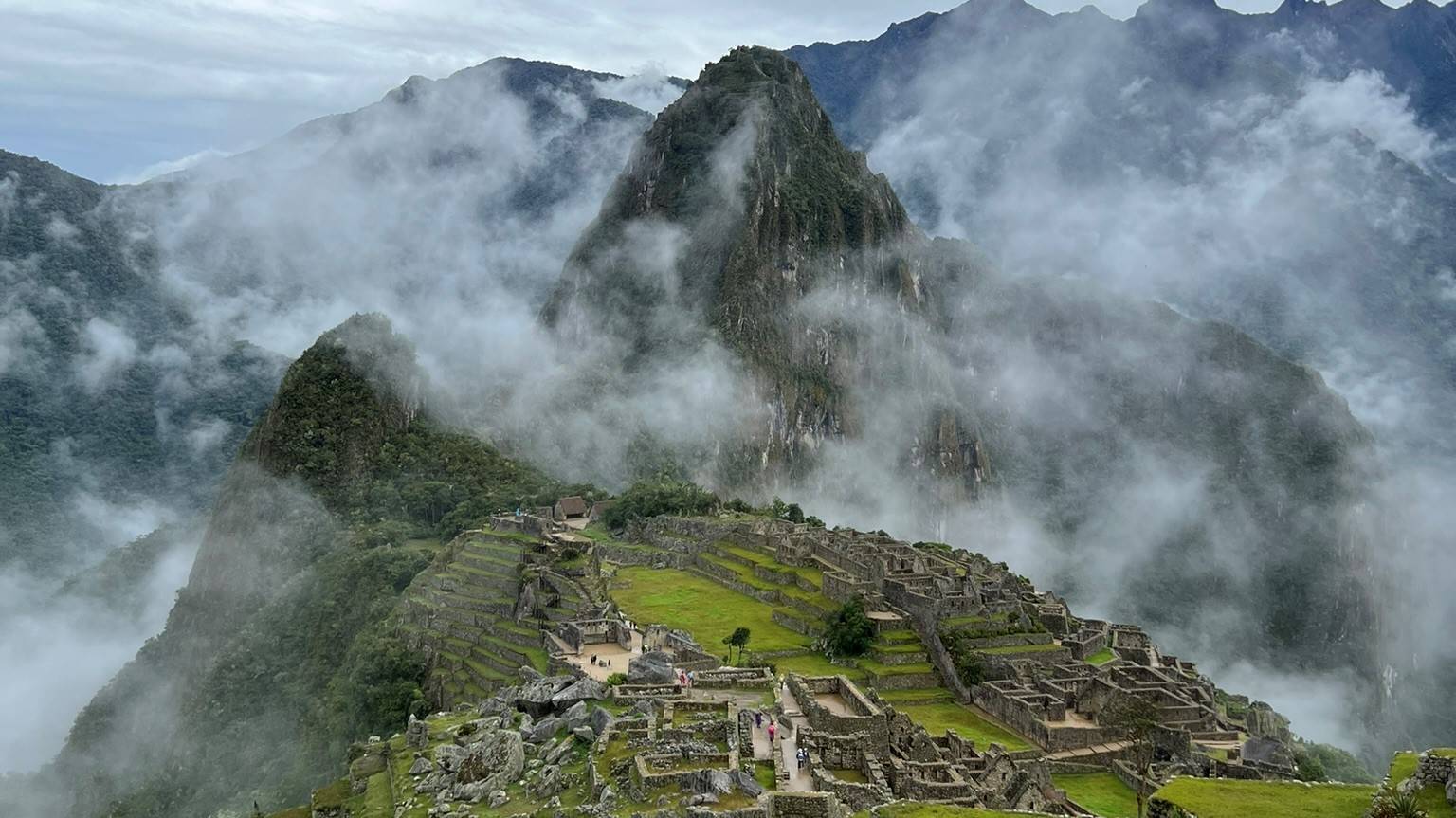 Uitzicht op Machu Picchu