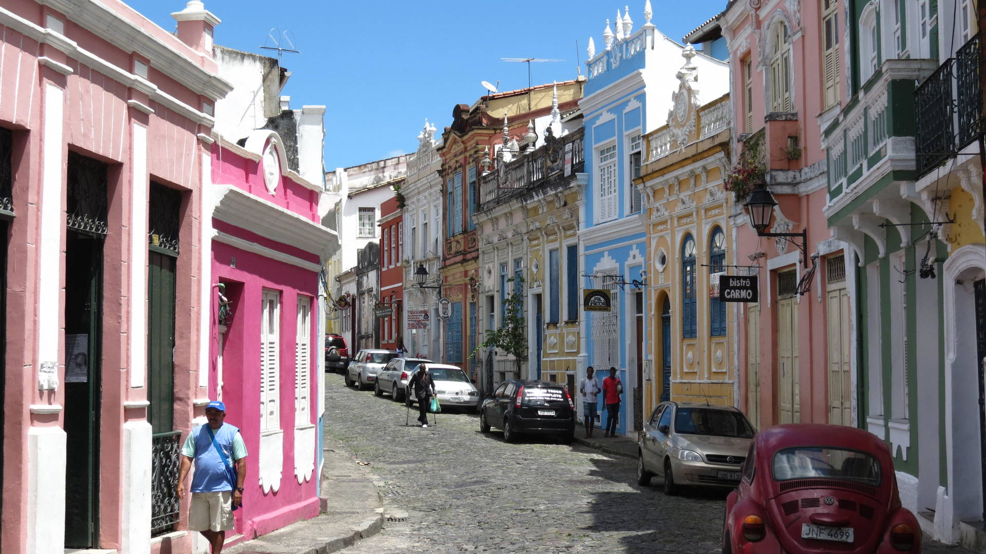 Straat in Salvador da Bahia