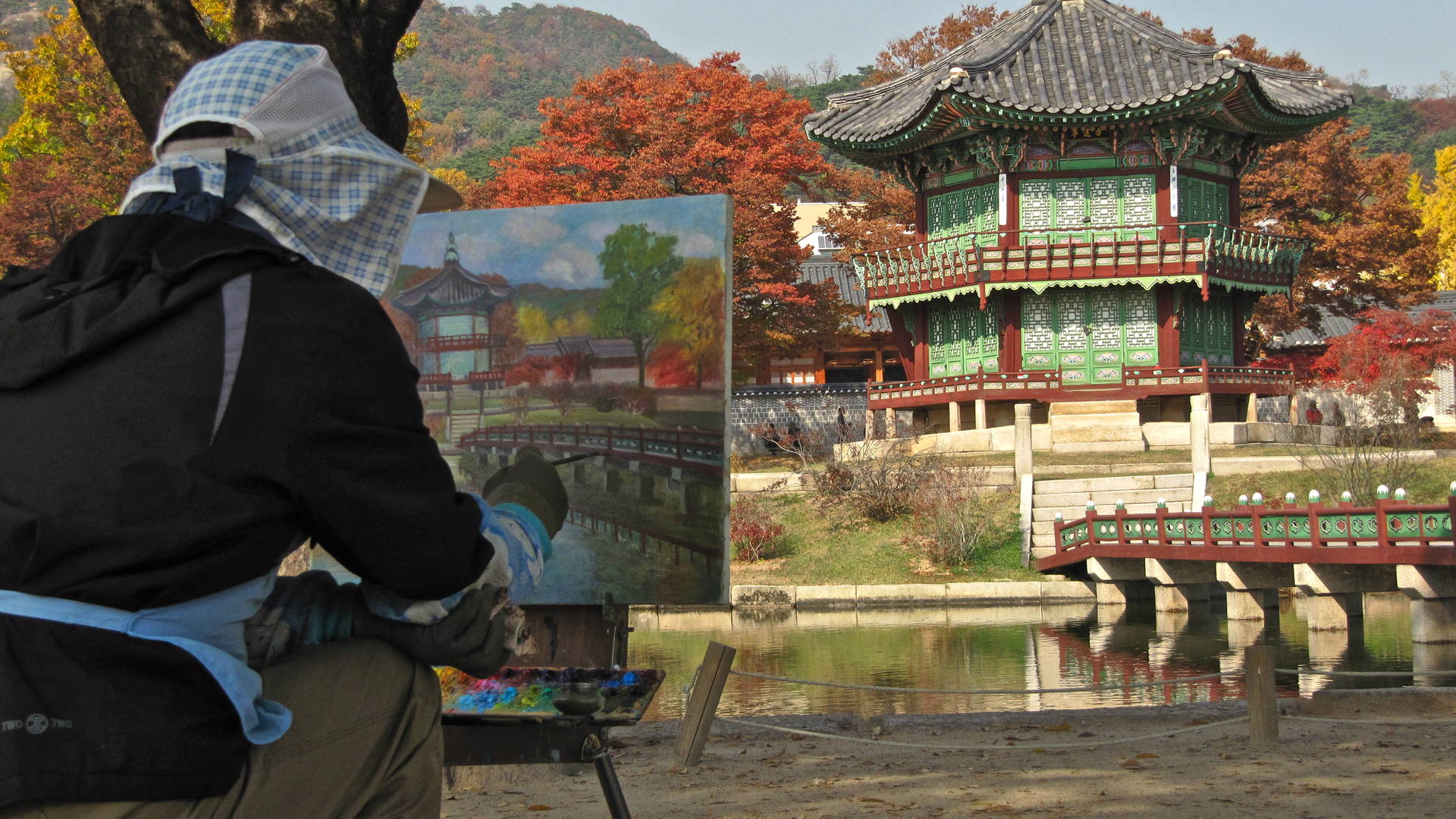 Schilderen in Zuid-Korea