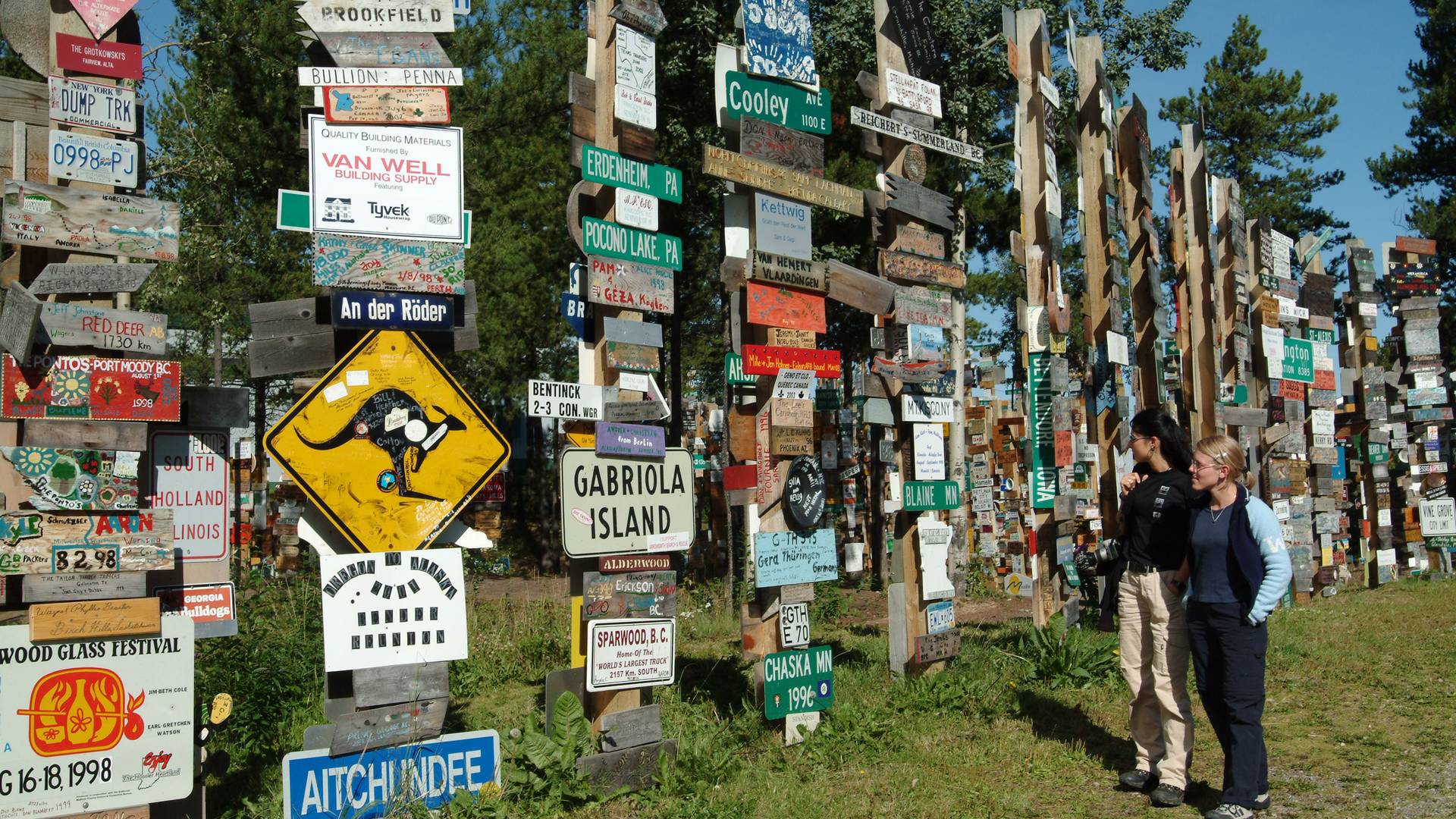 Sign Posts bij Watson Lake, Yukon