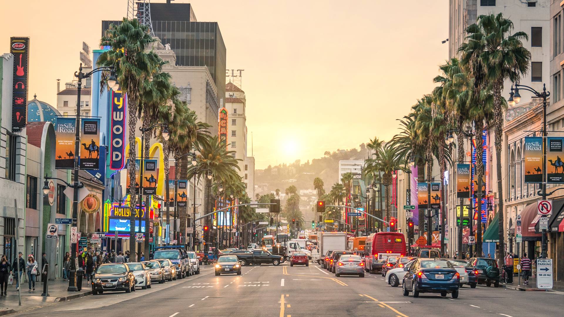 Hollywood Boulevard in Los Angeles