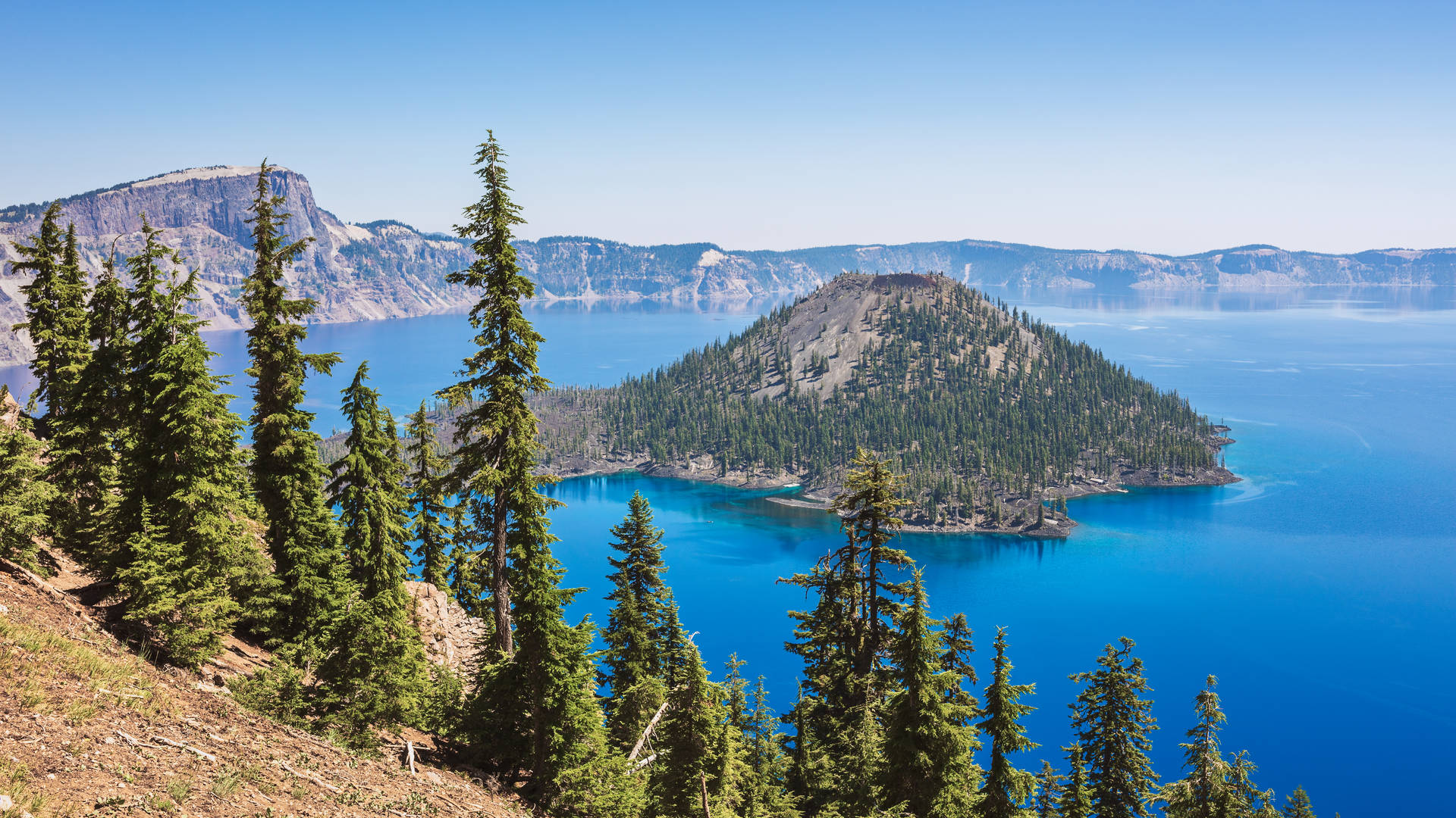 Rondreis Noordwest-Amerika Wizard Island in Crater Lake