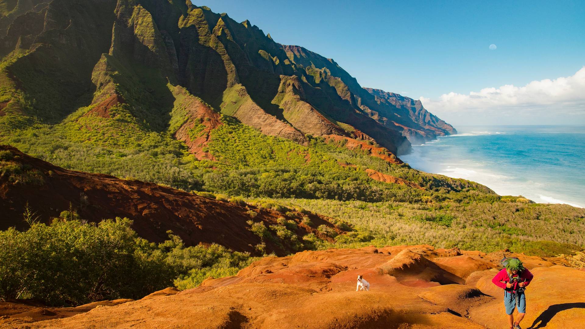 Kalalau Trail in Kōkeʻe State Park, Kauai, Hawaii