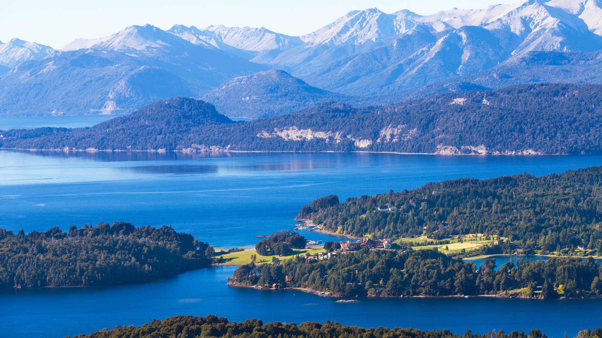 Uitzicht op Lake Moreno