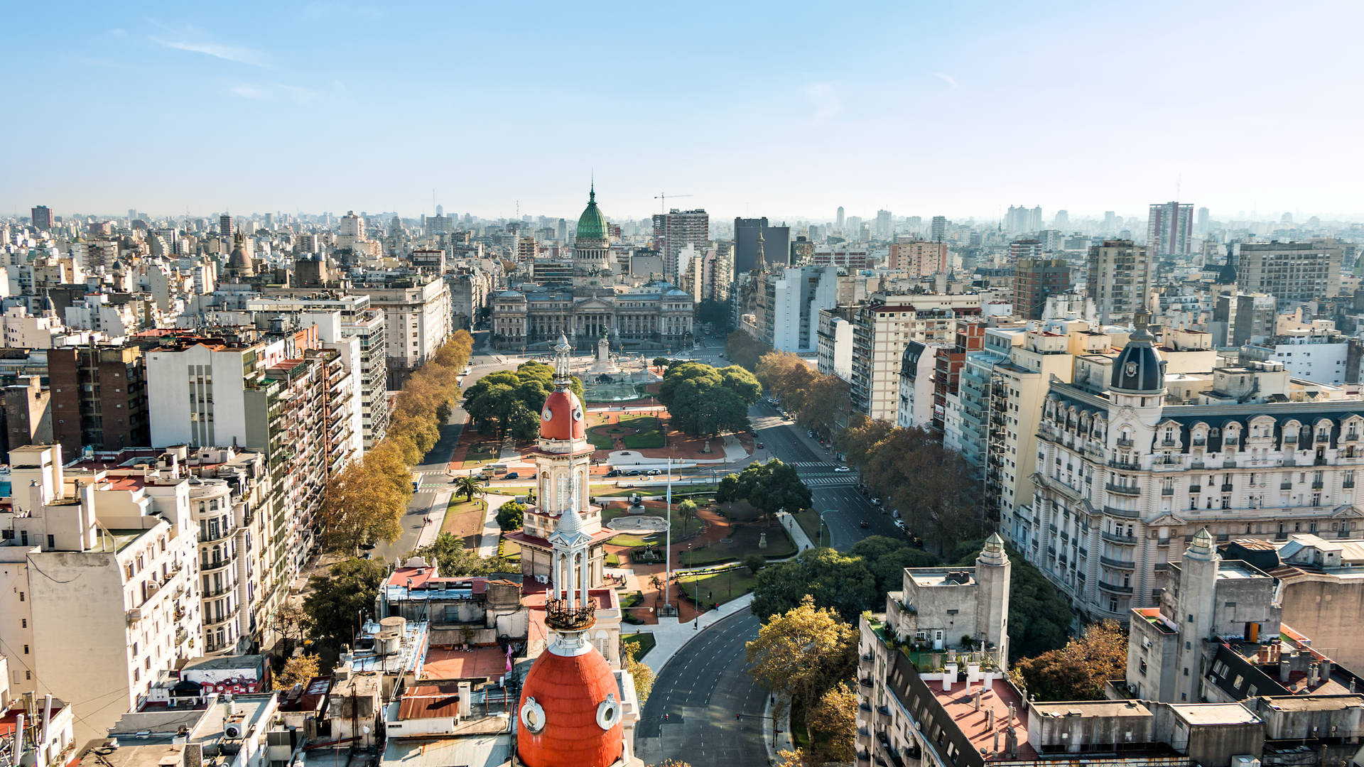 Straatbeeld van Buenos Aires