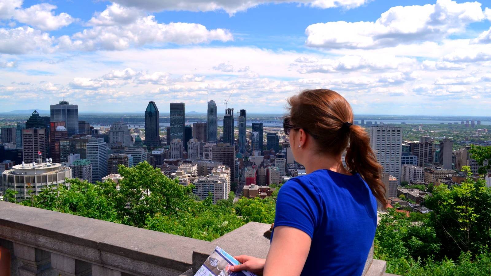 Uitzicht op Montréal