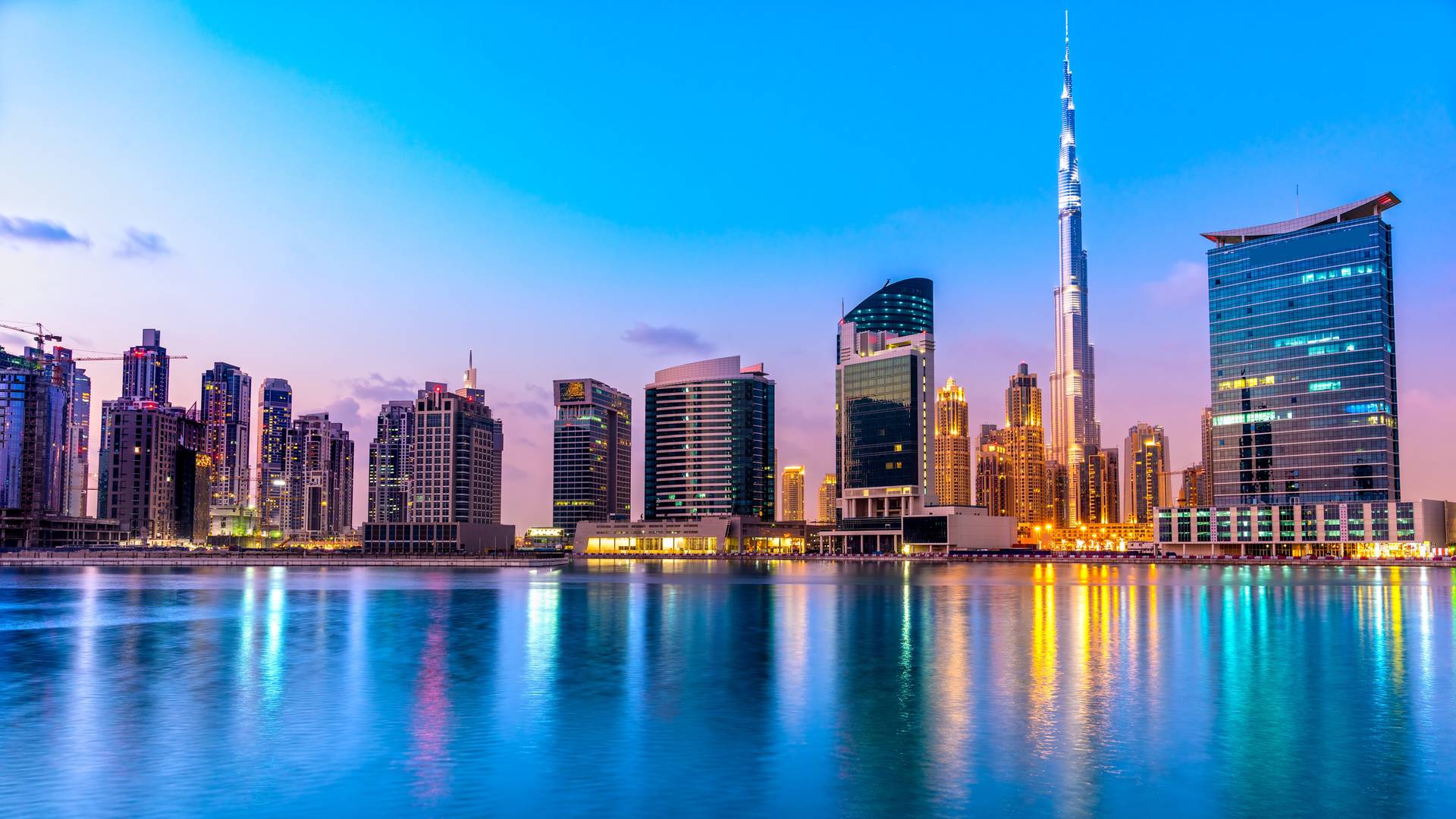 Skyline van Dubai