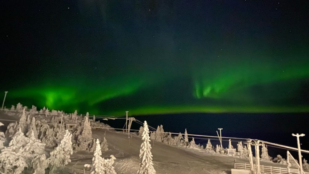 Noorderlicht in Fins Lapland