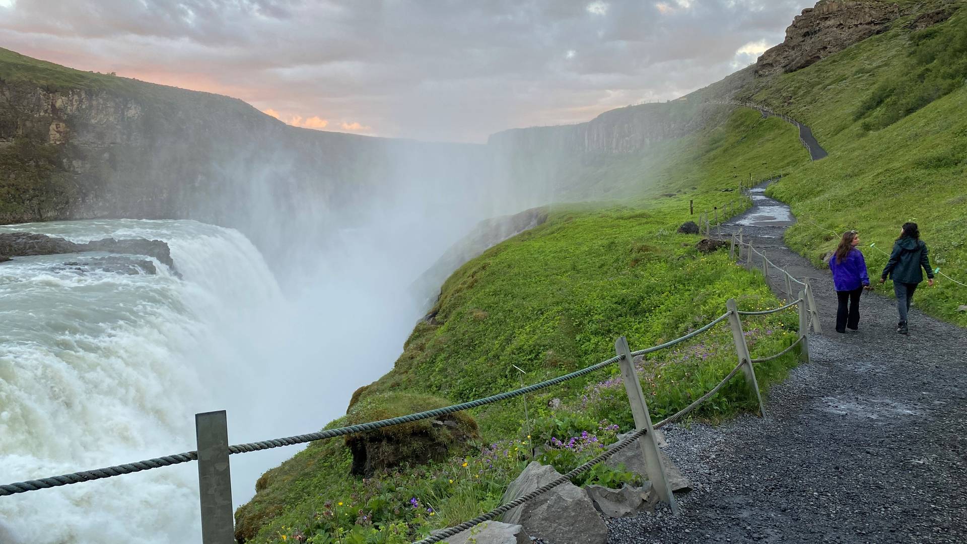 Looppad Gullfoss, IJsland