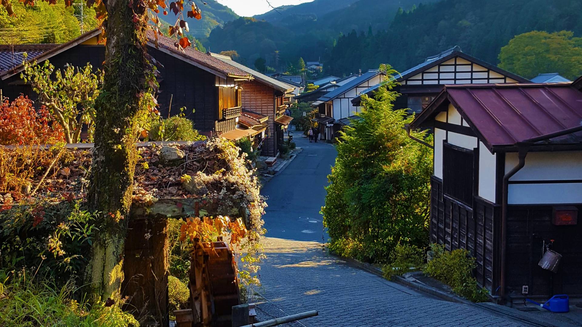 Tsumago in de Japanse Alpen