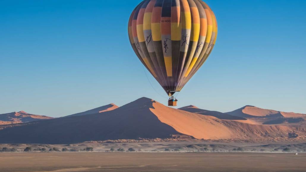 Ballonsafari in de Sossusvlei