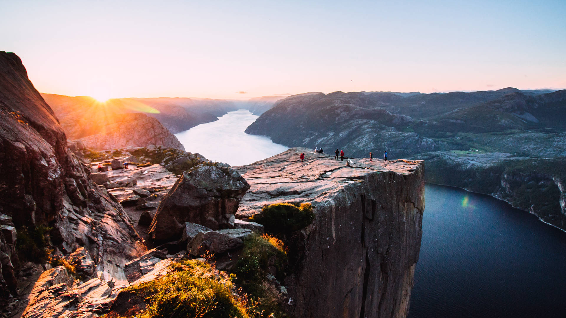 Preikestolen in het Lysefjord