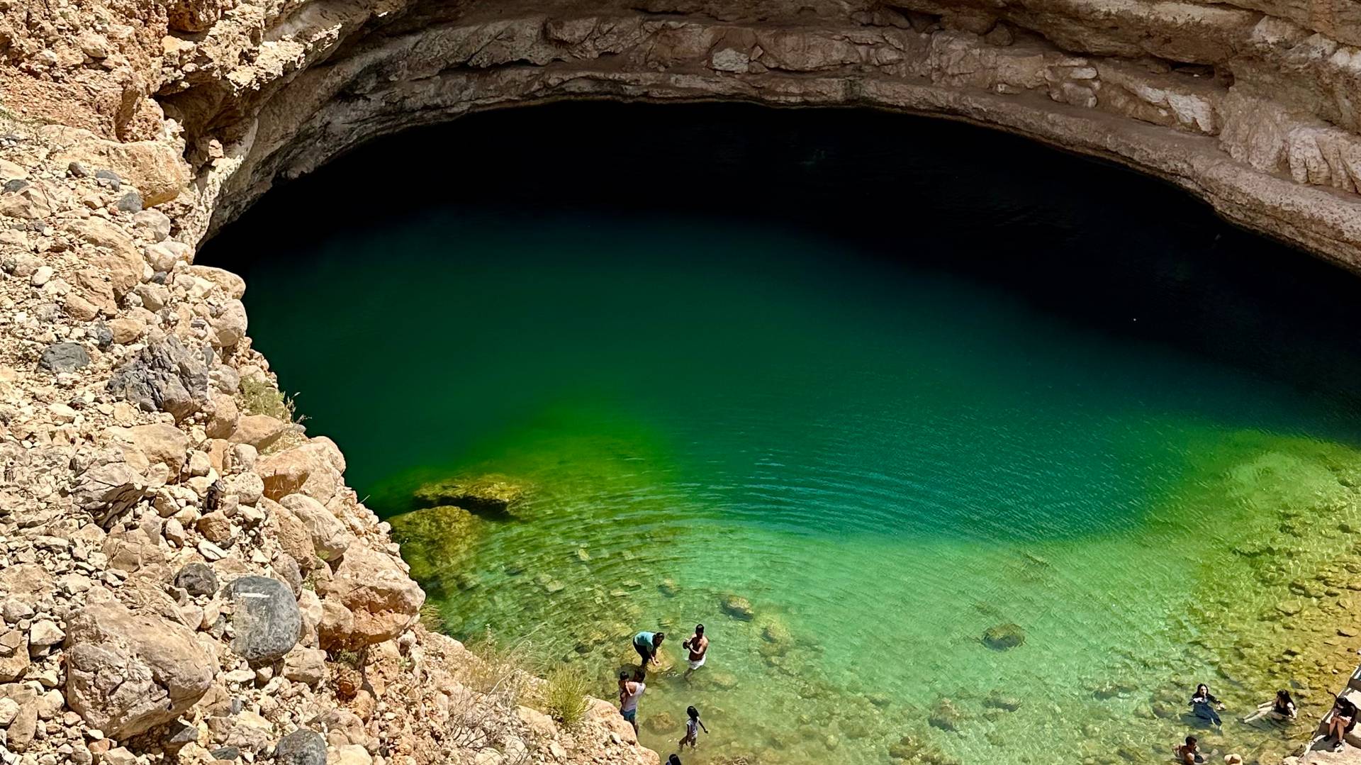 Bimmah Sinkhole in Oman