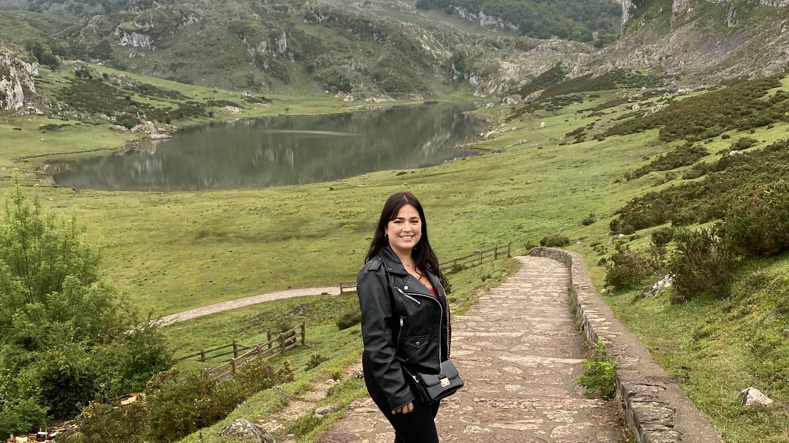 Esmée bij Picos de Europa, verlengde van de Pyreneeën