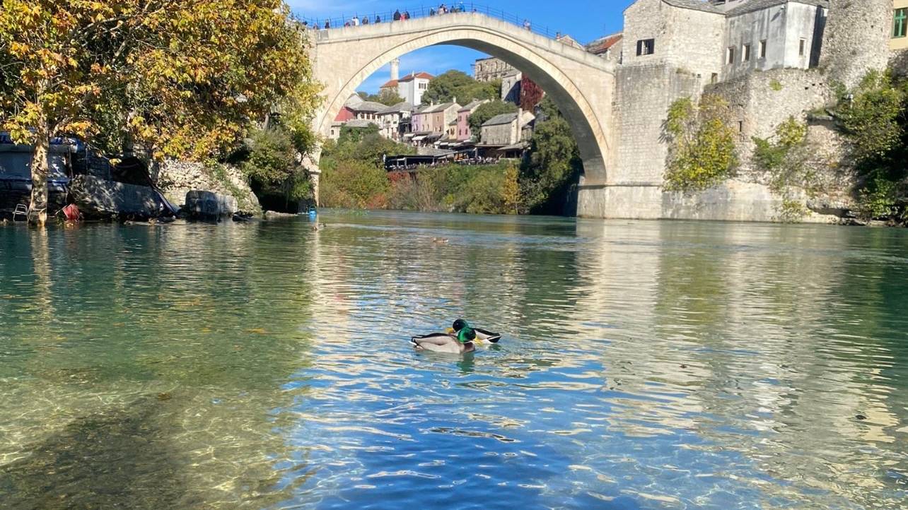 Brug in Sarajevo, Bosnië en Herzegovina