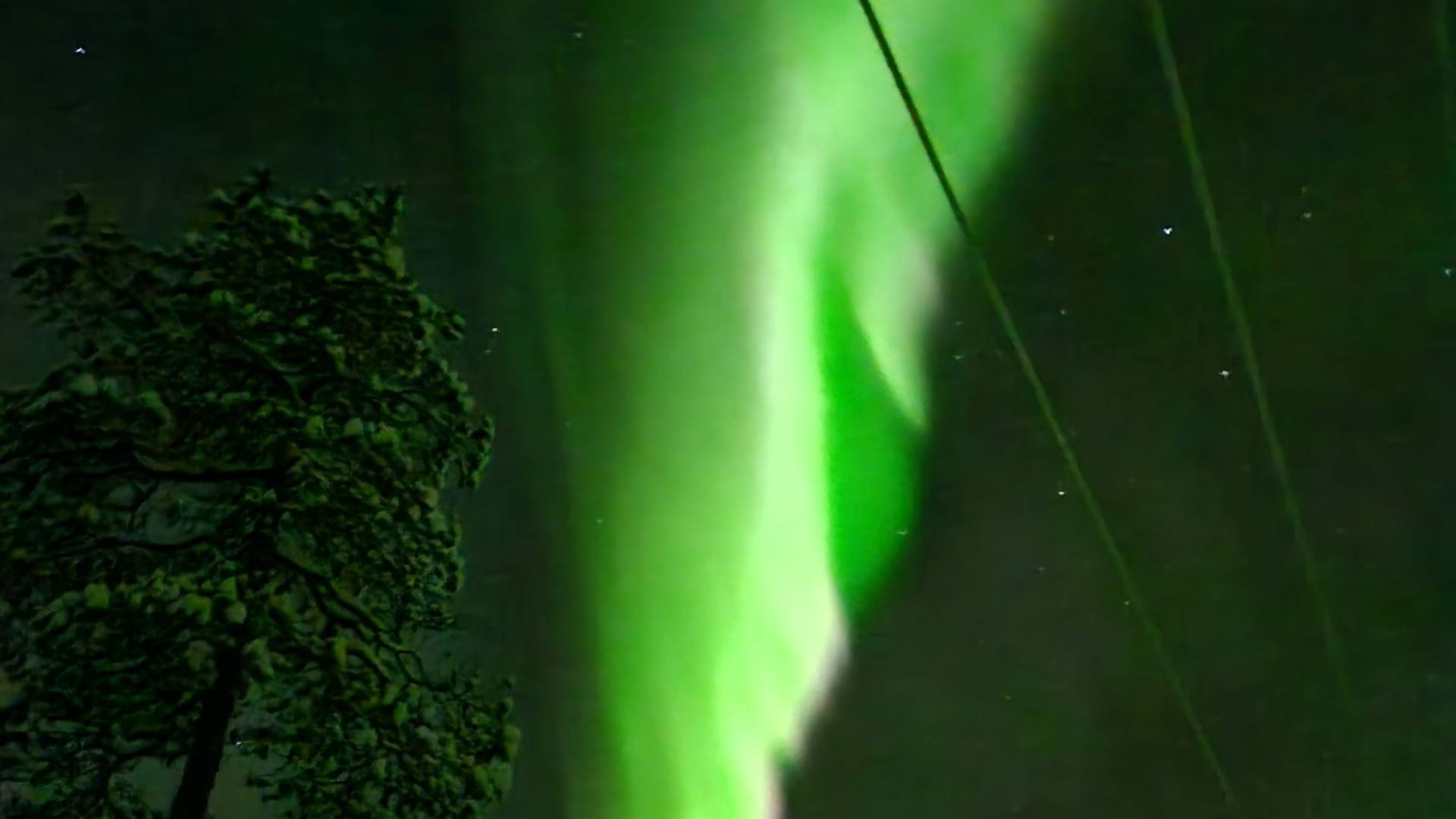 Het noorderlicht in Lapland