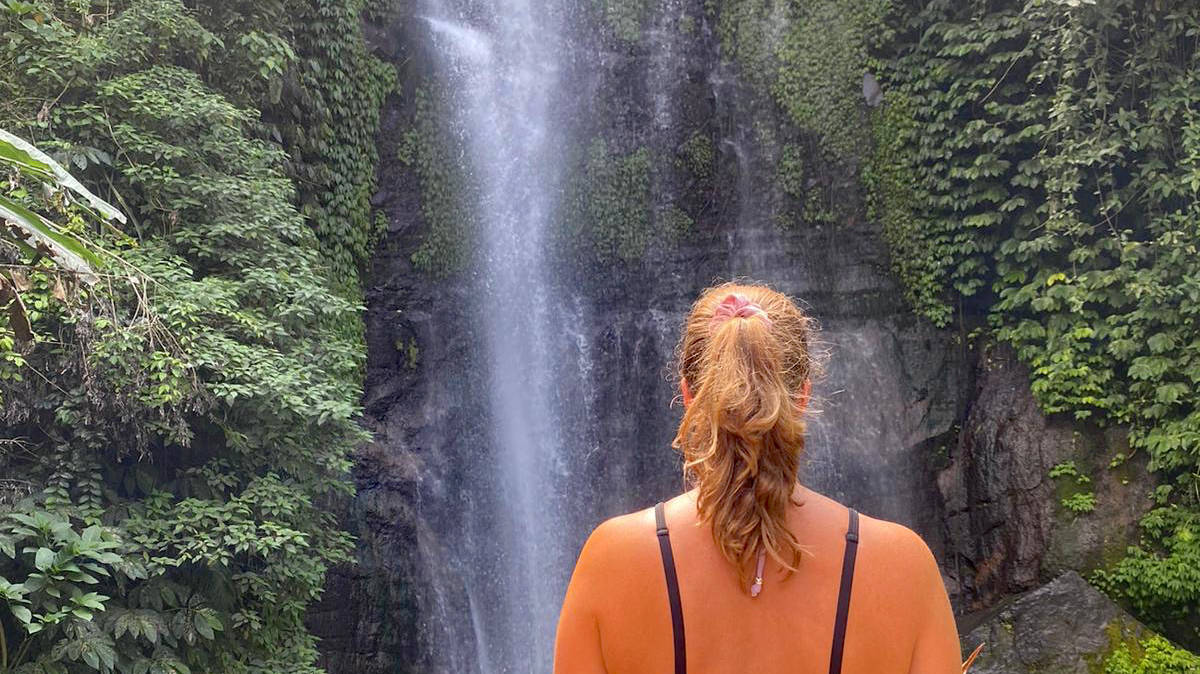 Waterval nabij Munduk