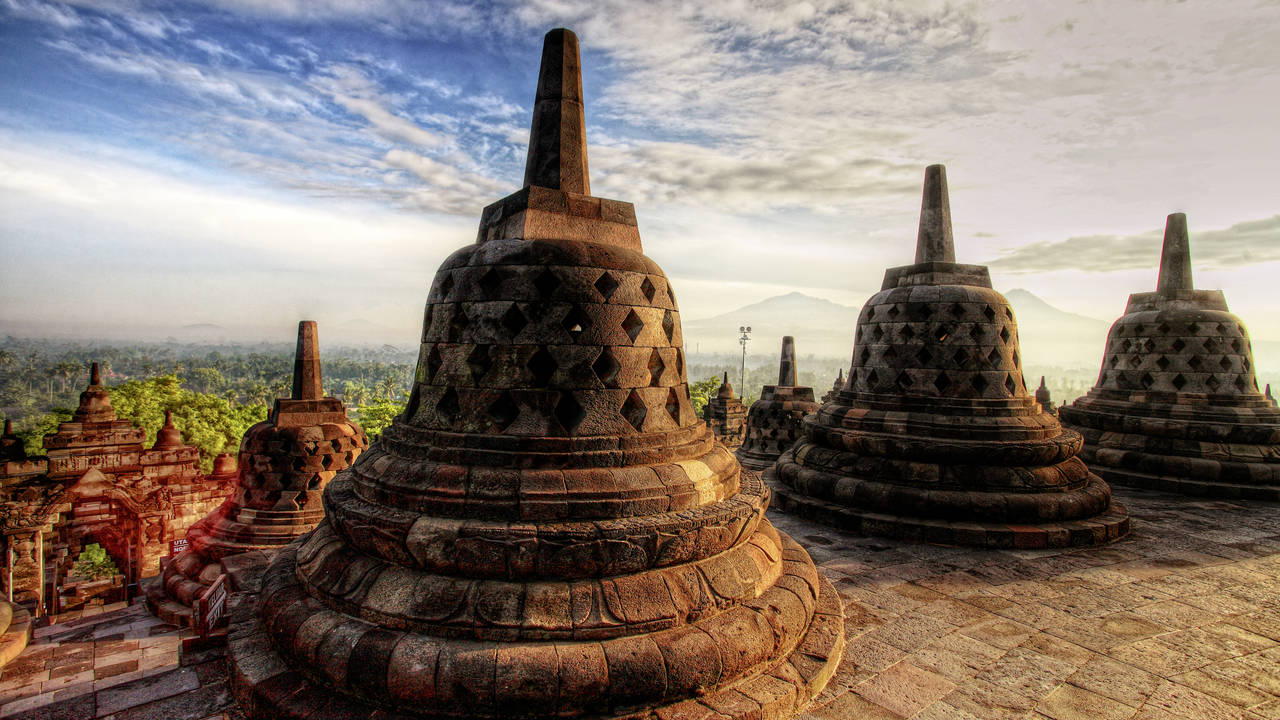 Borobudur-tempel, Java