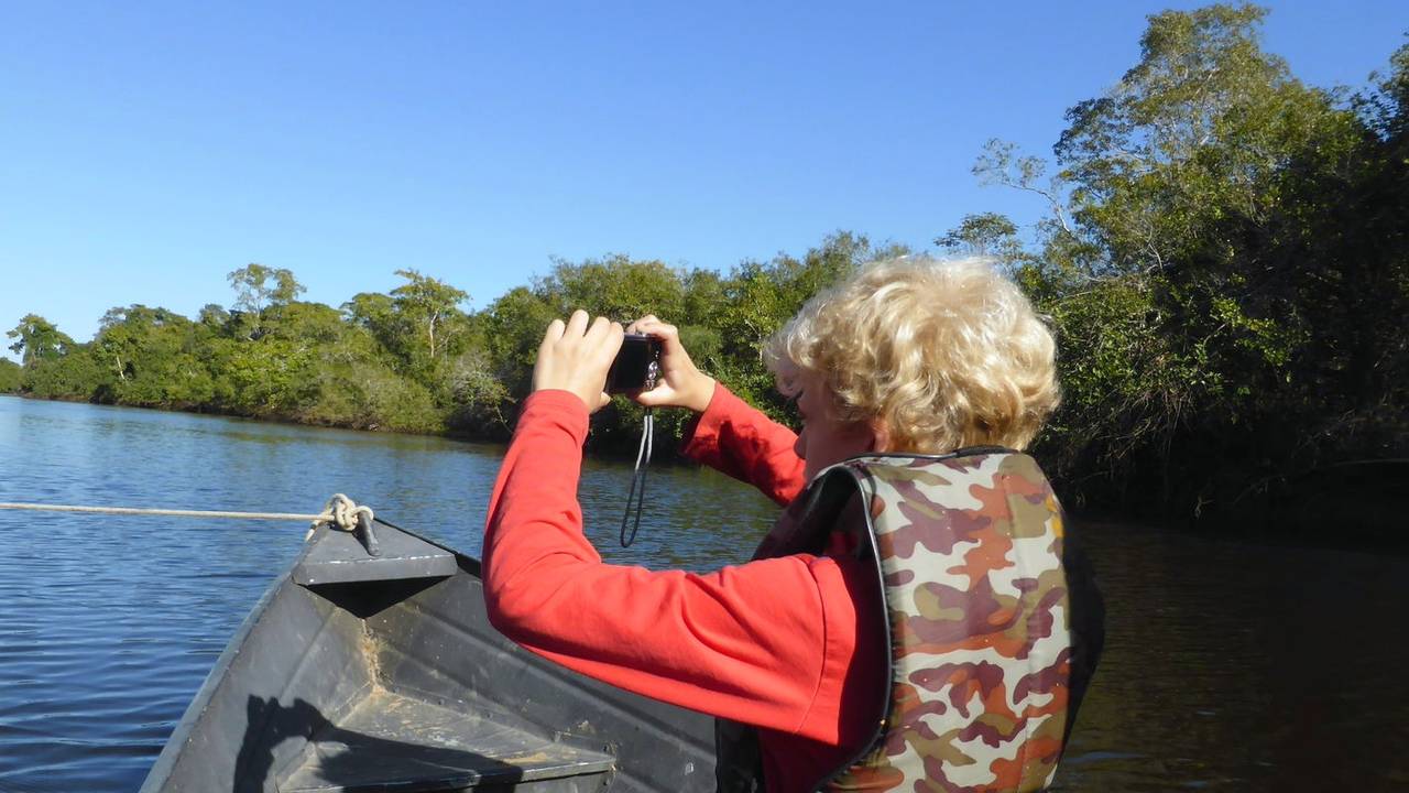 Dieren spotten in de Pantanal