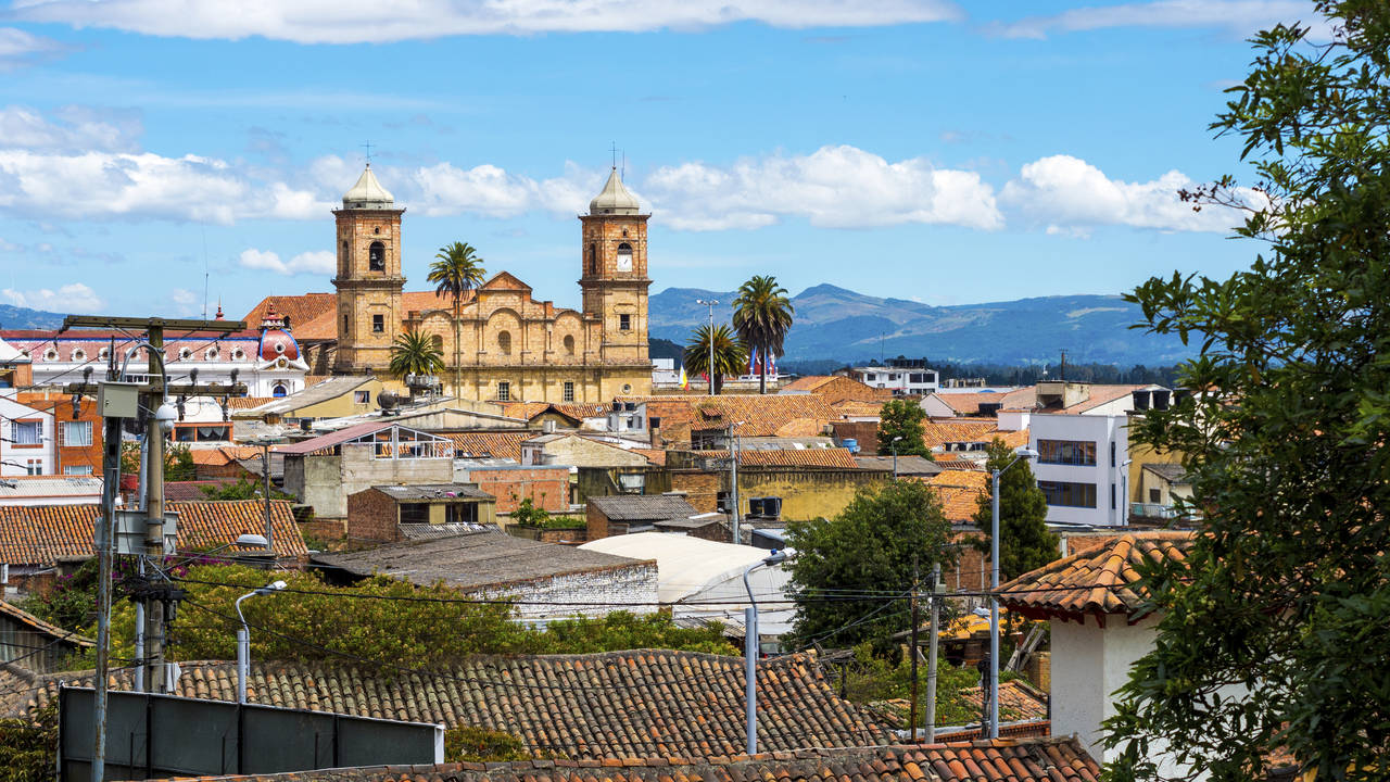 Uitzicht over Bogotá