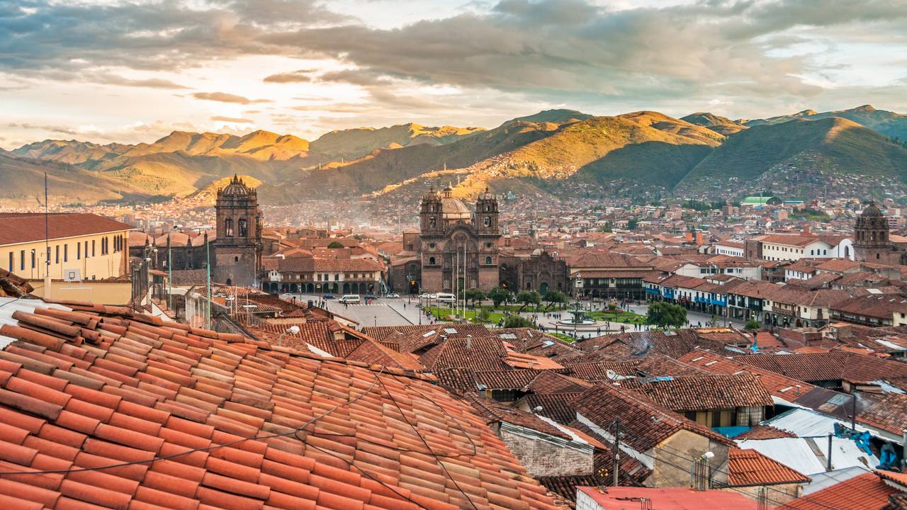 Uitzicht op Cuzco