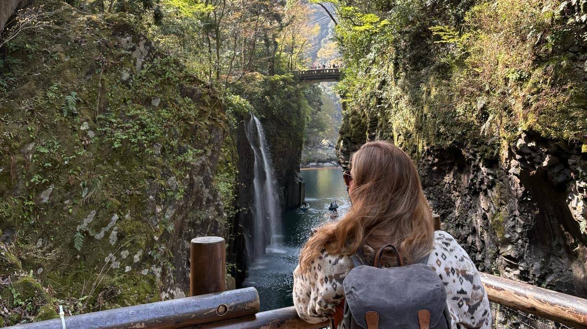 Uitzicht op Takachiho Gorge