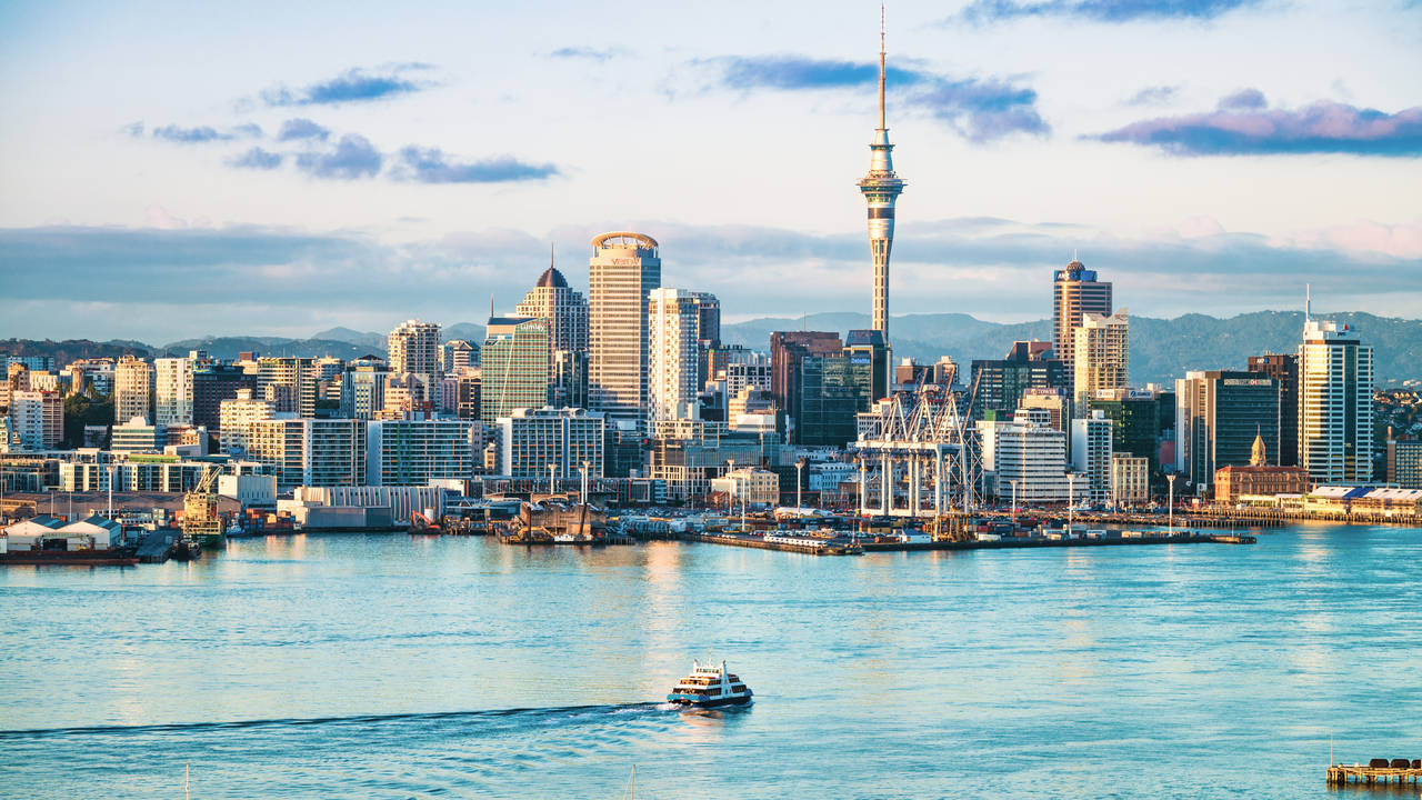Skyline van Auckland